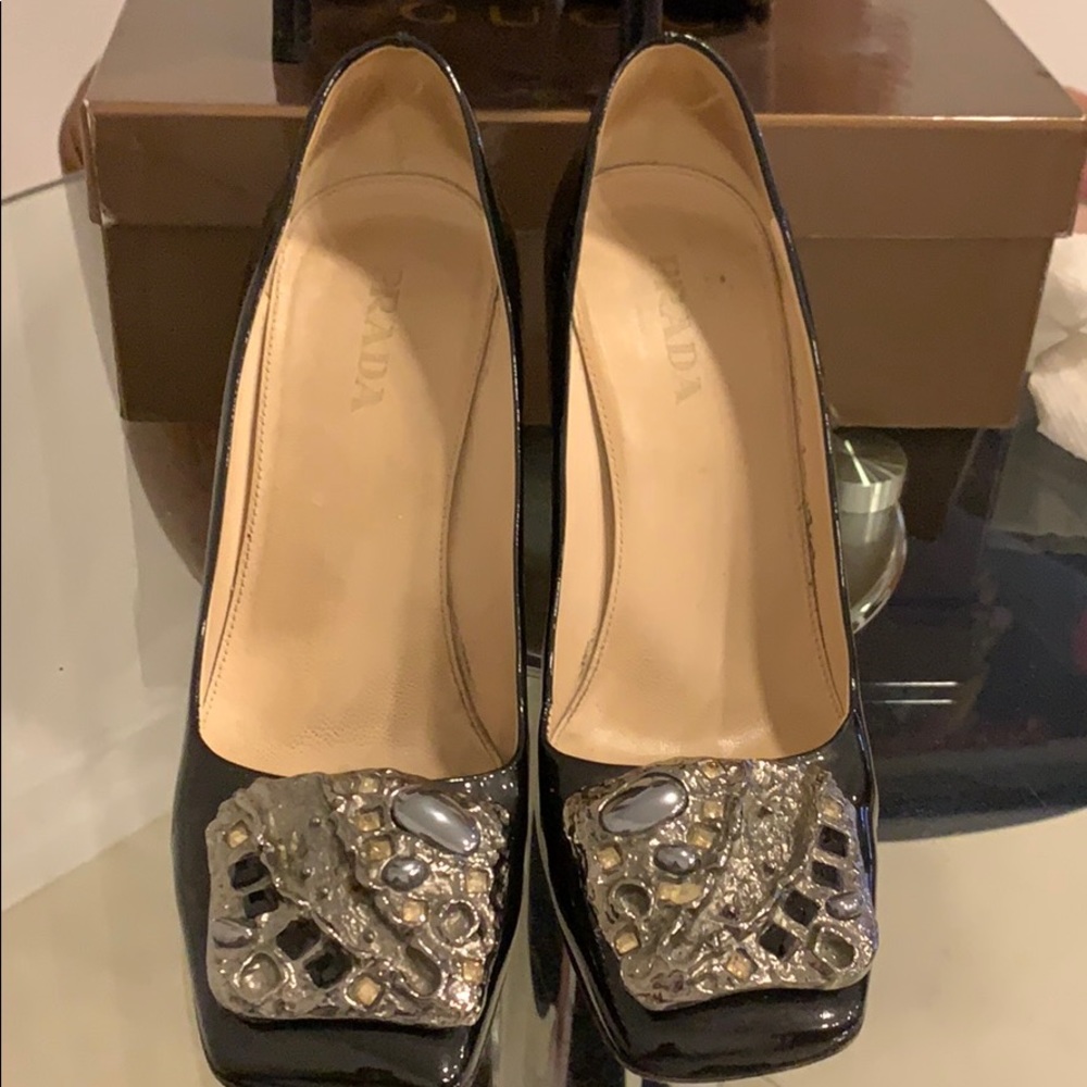 Prada Black heels